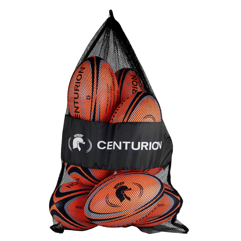 Nemesis Flo Orange Trainer Rugby Ball Pack 8