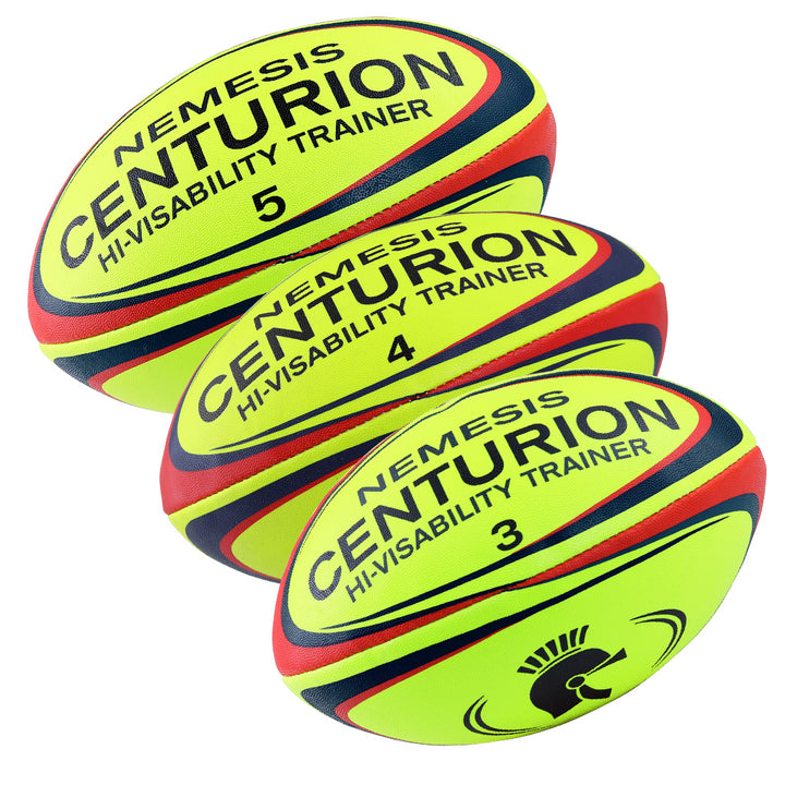 Nemesis Hi-Vis Rugby Ball